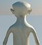 A naked man