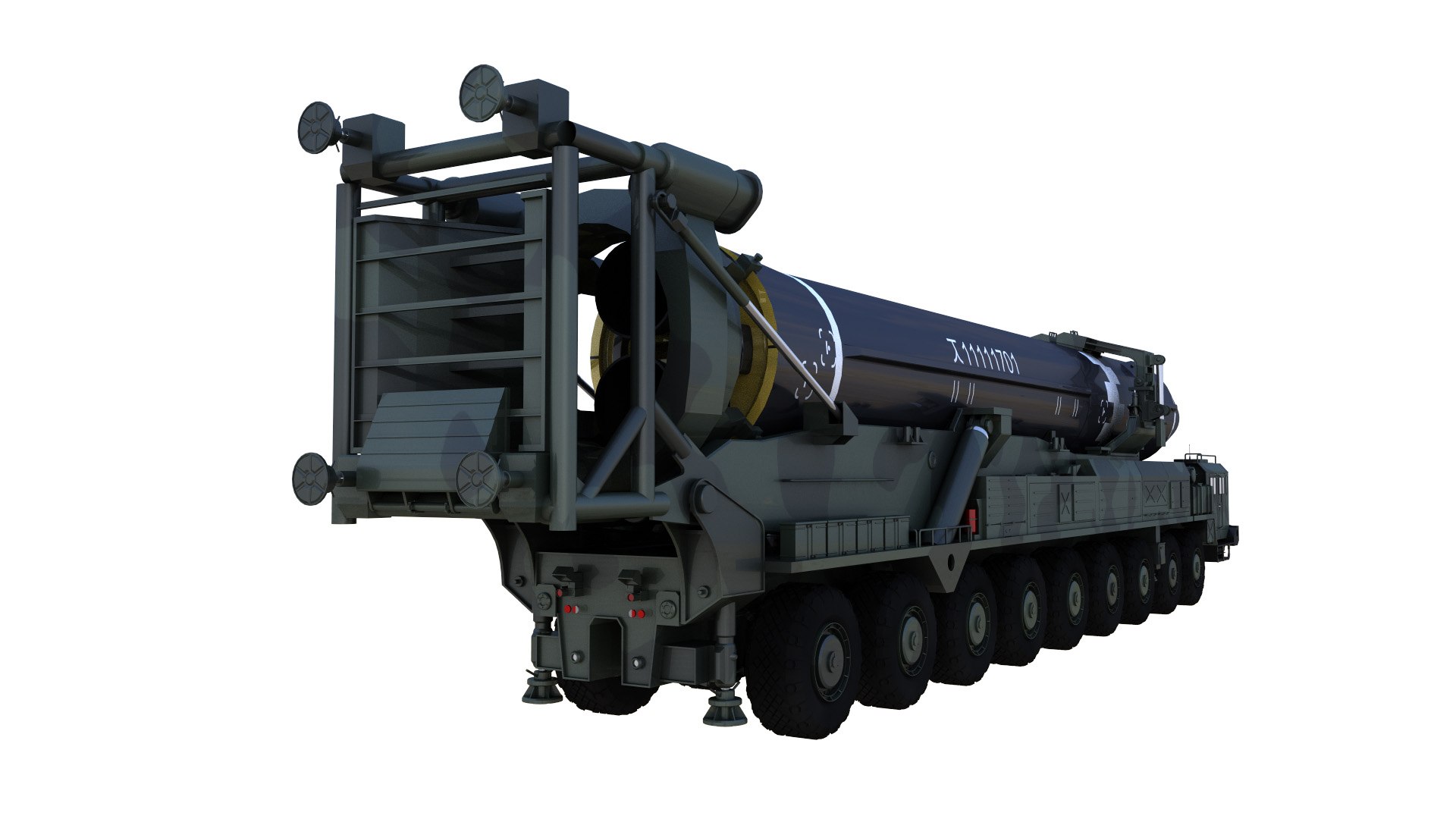 Hwaseong15 Launch Vehicle 3D Model - TurboSquid 2217259