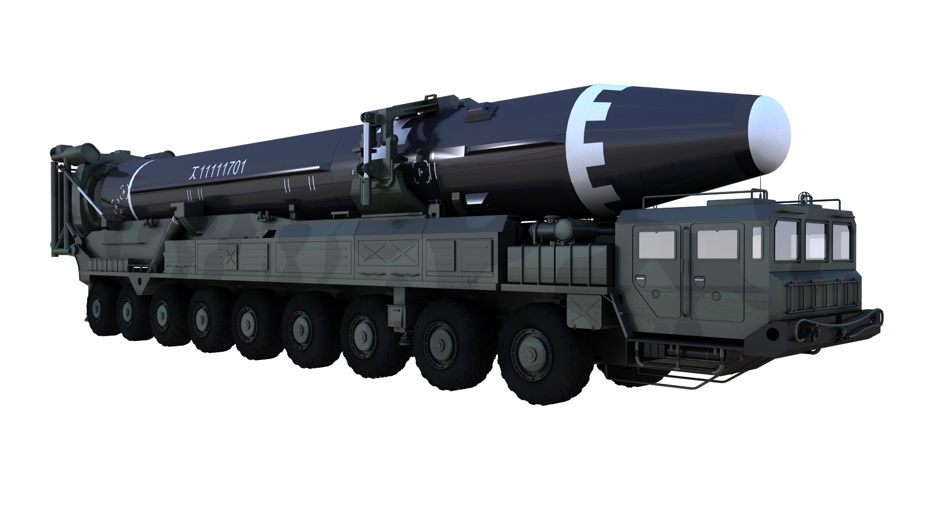 Hwaseong15 Launch Vehicle 3D Model - TurboSquid 2217259