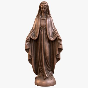 3D Our Lady of Sorrows Bronze