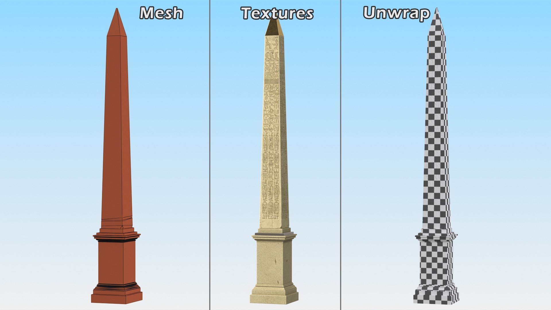 Egyptian Obelisks model https://p.turbosquid.com/ts-thumb/OT/XGokdY/rv/egyptianobelisksc4dmodel012/jpg/1648200827/1920x1080/fit_q87/ea5e92eaa04e29f6eb8b6d5468a89670a1875175/egyptianobelisksc4dmodel012.jpg