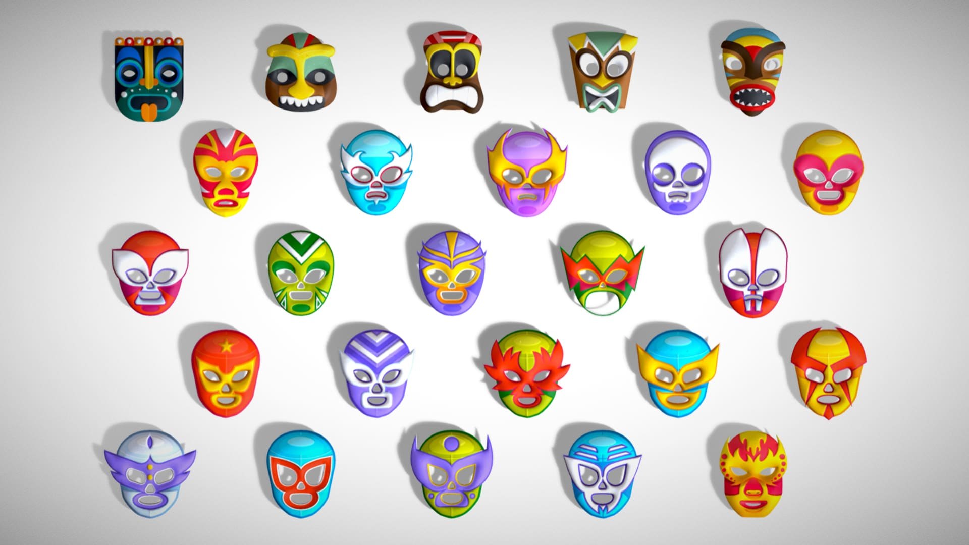 3D 25 Kids Evil Mask Pack 2 - Cartoon Low Poly Mask - Stylized Costume Masks Set model https://p.turbosquid.com/ts-thumb/OT/XzLEy2/0Q/s1/jpg/1758990844/1920x1080/fit_q87/66f446b18e3ca15d8a0b1de48f5bc6c5b804ac17/s1.jpg