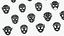 Confezione da 25 maschere malvagie per bambini - Maschera a basso contenuto di poligoni dei cartoni animati - Set di maschere per costumi stilizzati