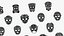 Confezione da 25 maschere malvagie per bambini - Maschera a basso contenuto di poligoni dei cartoni animati - Set di maschere per costumi stilizzati