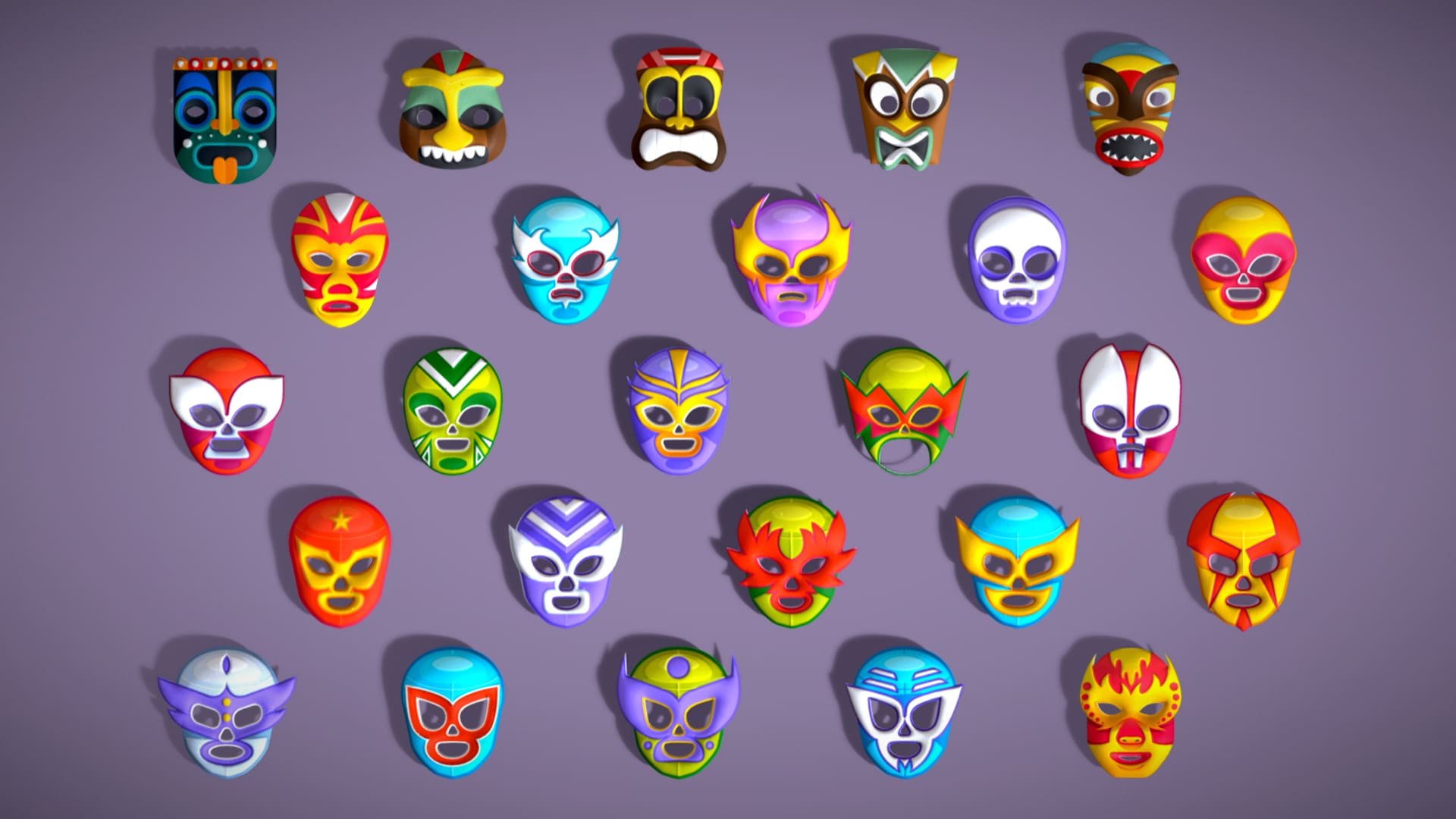 3D 25 Kids Evil Mask Pack 2 - Cartoon Low Poly Mask - Stylized Costume Masks Set model https://p.turbosquid.com/ts-thumb/OT/XzLEy2/T3/1/jpg/1758990839/1920x1080/fit_q87/24eeb35aca7de495f4ca1e3d59e8b9054673d7a4/1.jpg
