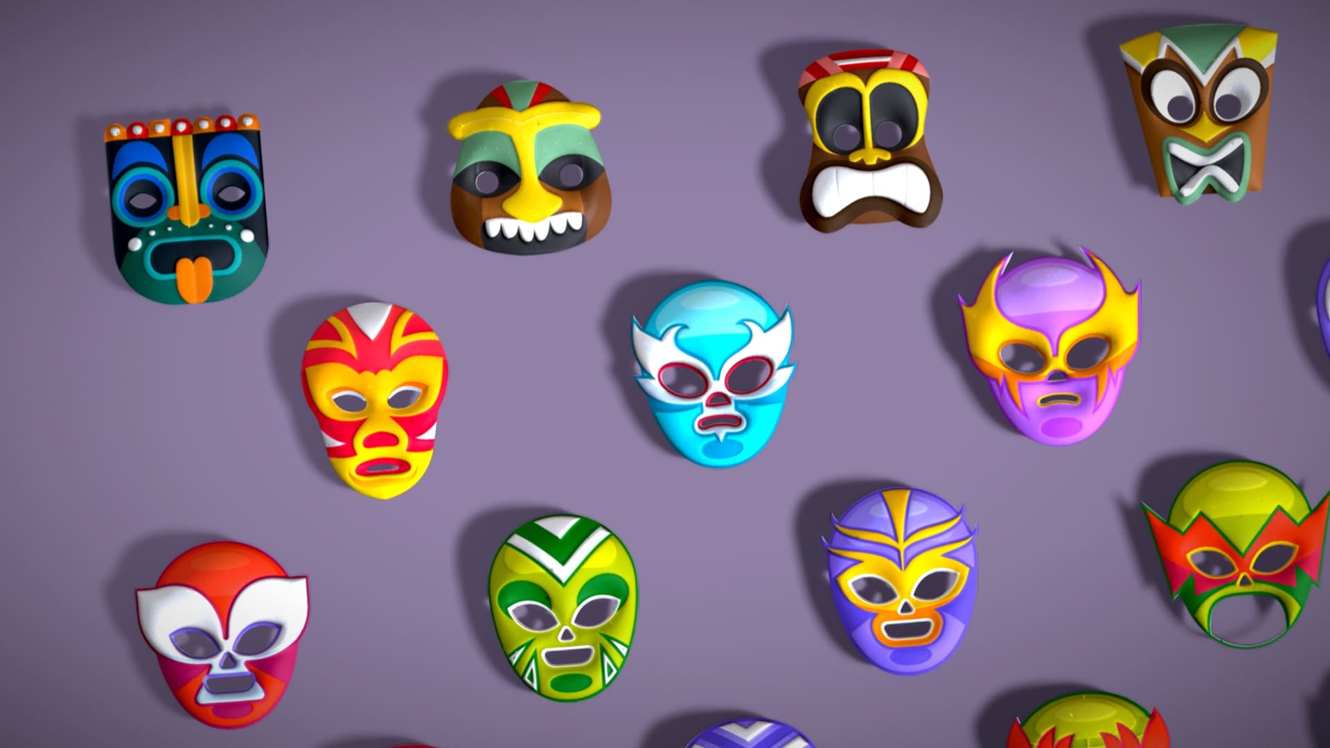 3D 25 Kids Evil Mask Pack 2 - Cartoon Low Poly Mask - Stylized Costume Masks Set model https://p.turbosquid.com/ts-thumb/OT/XzLEy2/Zd/5/jpg/1758990842/1920x1080/fit_q87/0b6536d77403d056c547278b84ecee0fb448263b/5.jpg