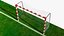 Handball Court Field with Two Goals Green Fur