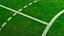 Handball Court Field with Two Goals Green Fur