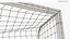 Handball Court Field with Two Goals Green Fur