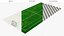 Handball Court Field with Two Goals Green Fur
