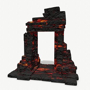 Ruin Gate 3D model