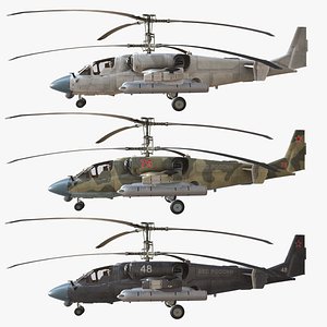 3D Alligator Ka-52  Collection model