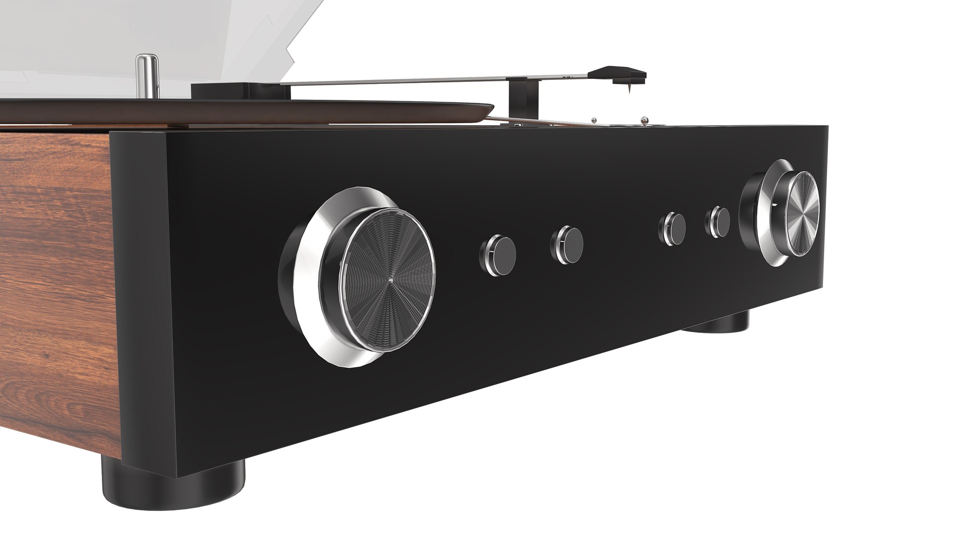3D Vintage Turntable Model - TurboSquid 2282225