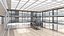 3D Offices and commercial hall Collection