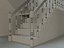 Classic Interior Staircase Wooden Stair Railing