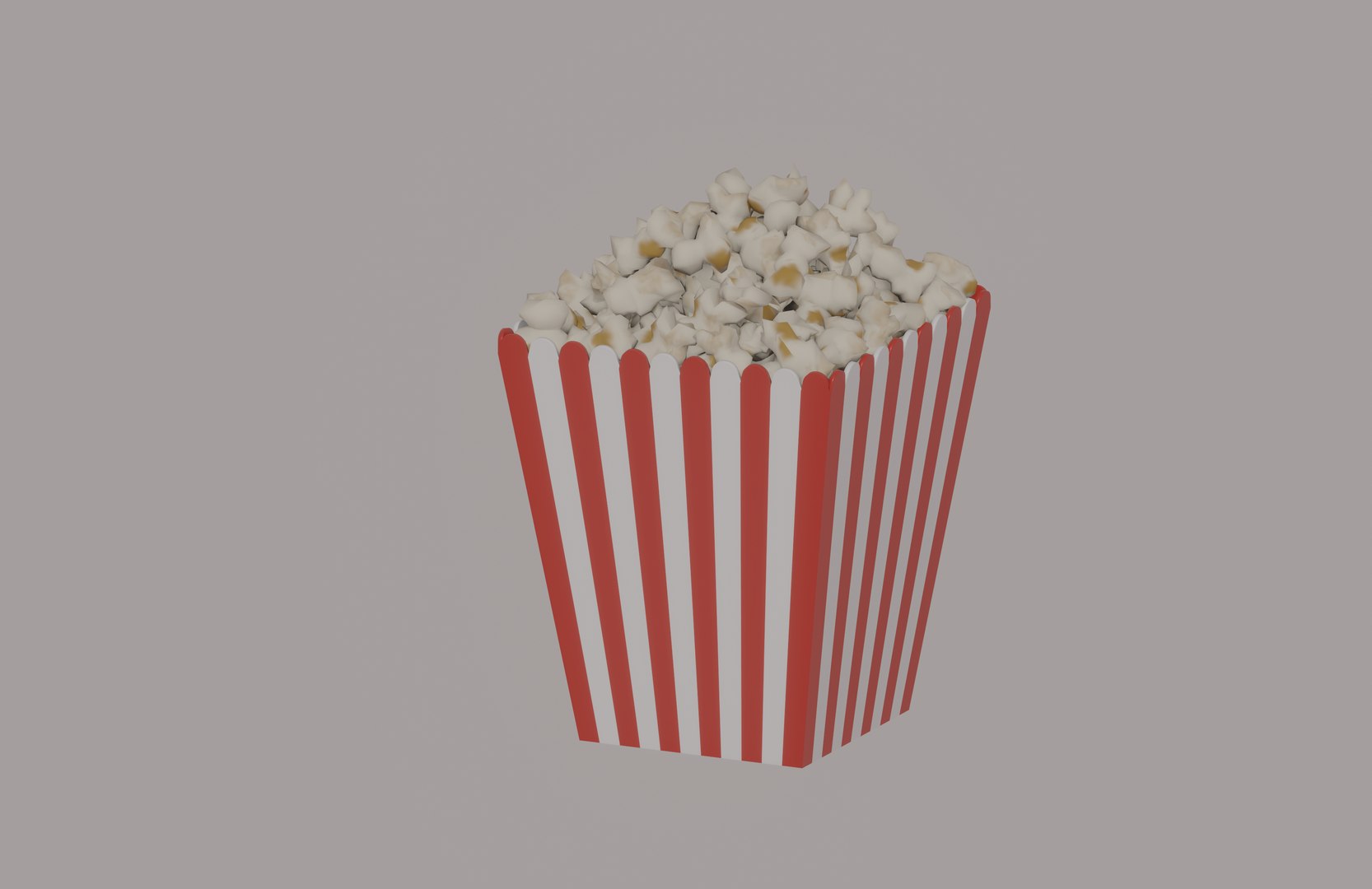 3D Square Popcorn Bag - TurboSquid 2197847