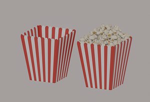 Square Popcorn Bag