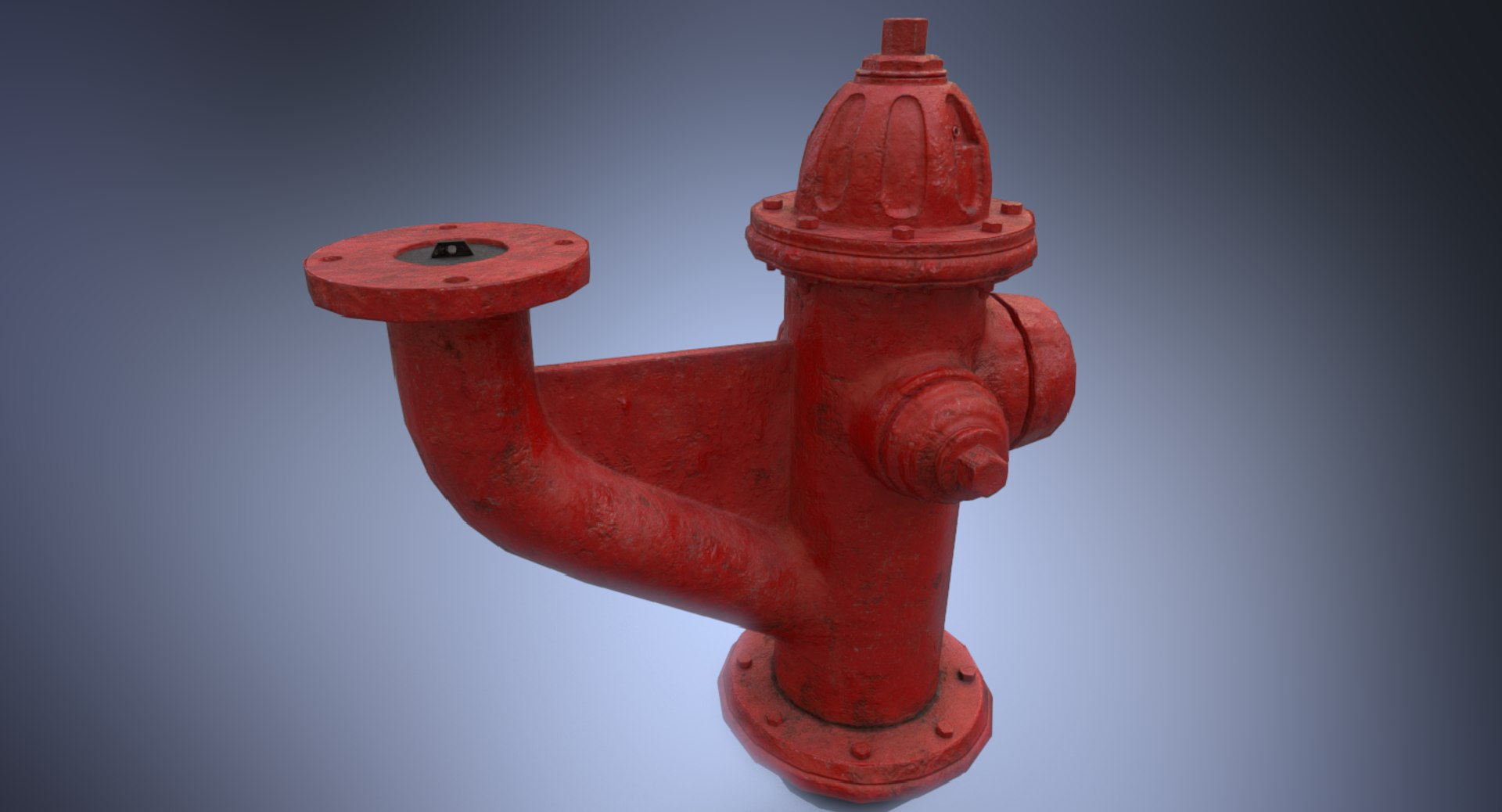Hydrant Monitor Nozzle 3D Model TurboSquid 1309553