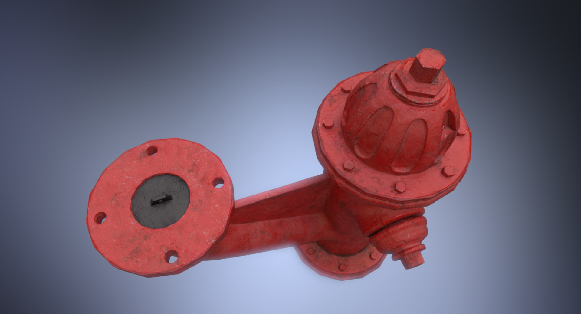 Hydrant Monitor Nozzle 3D Model TurboSquid 1309553