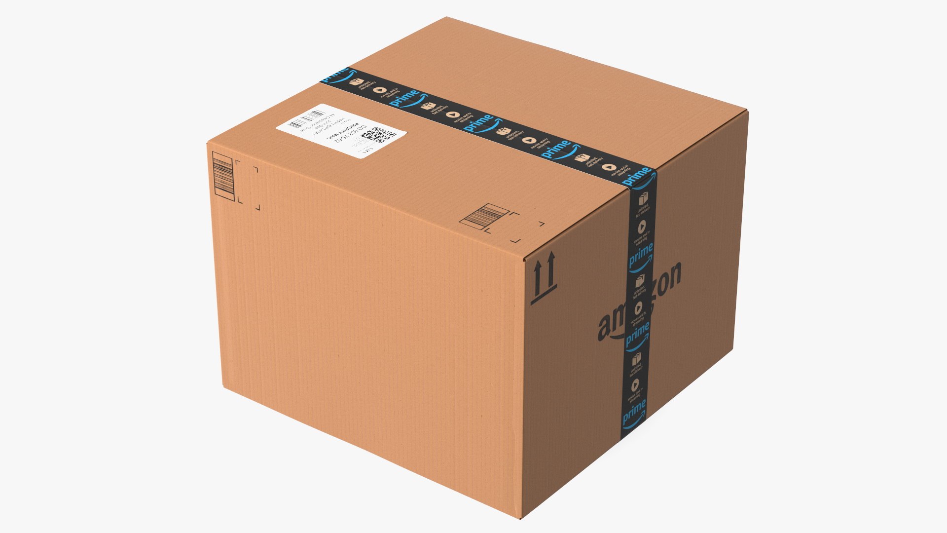 Amazon Parcels Box 51x51x38 3D model preview