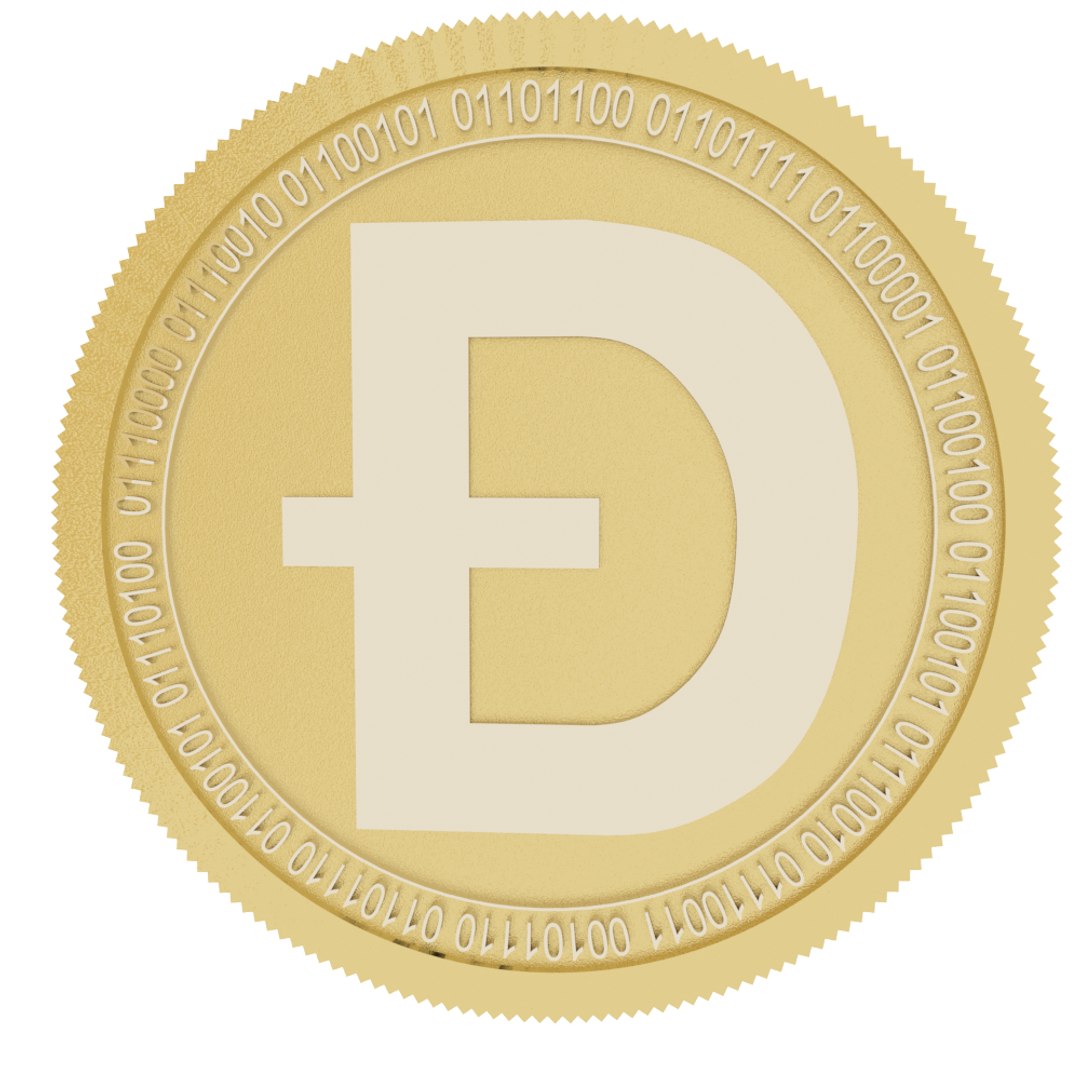 Doge Gold Coin Model - TurboSquid 1461816