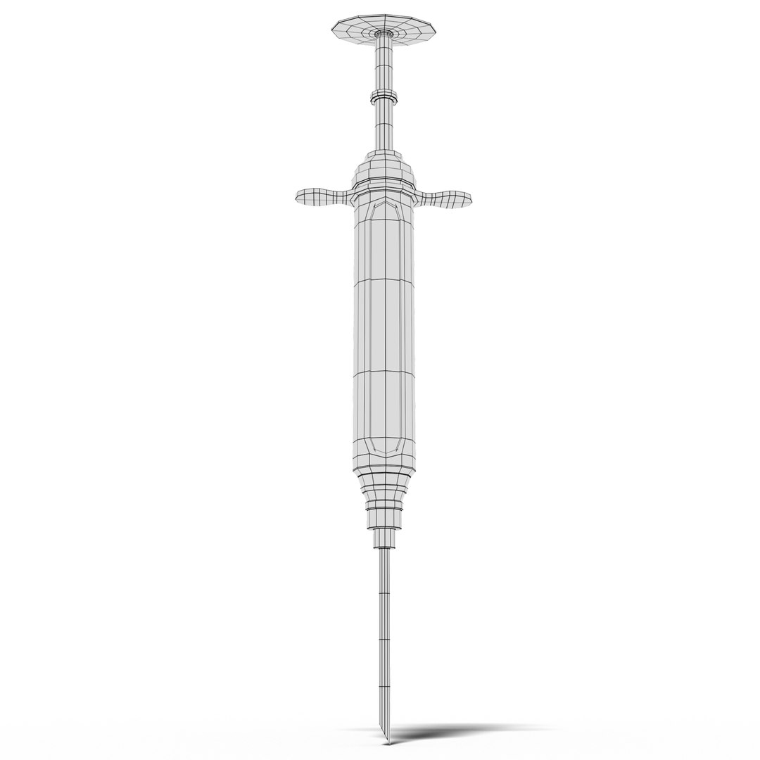 Injection Syringe 3D - TurboSquid 2081618