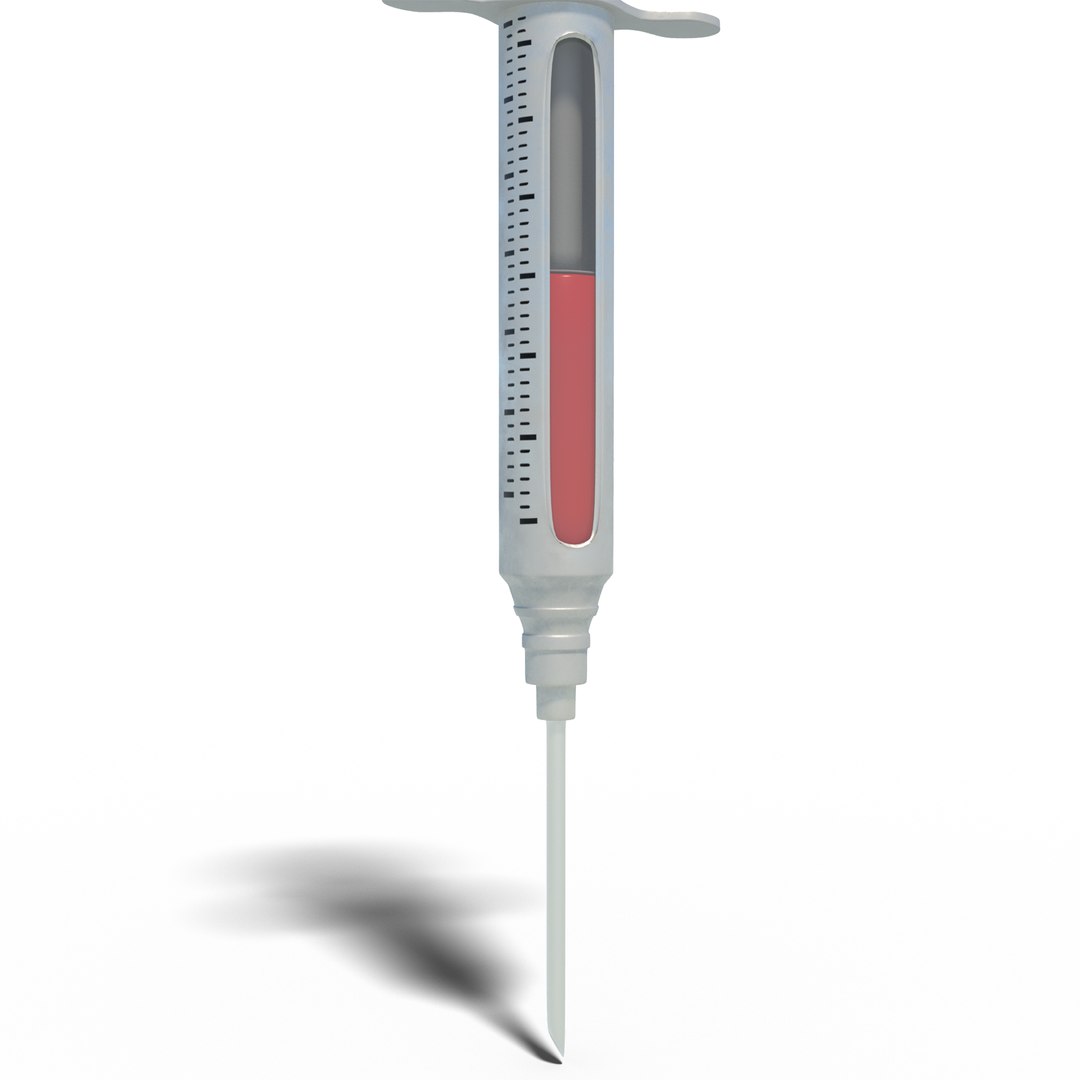 Injection Syringe 3D - TurboSquid 2081618