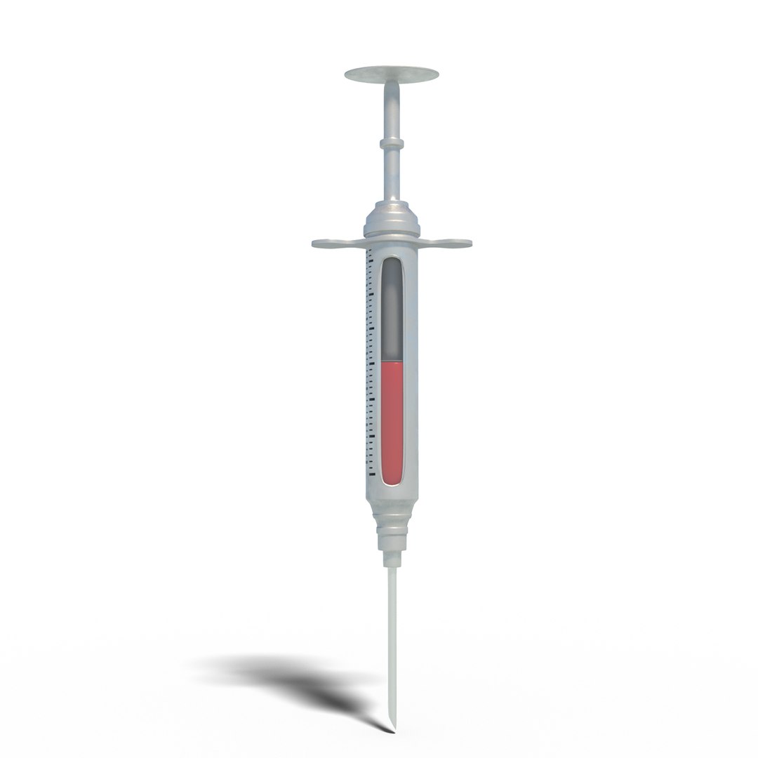 Injection Syringe 3D - TurboSquid 2081618