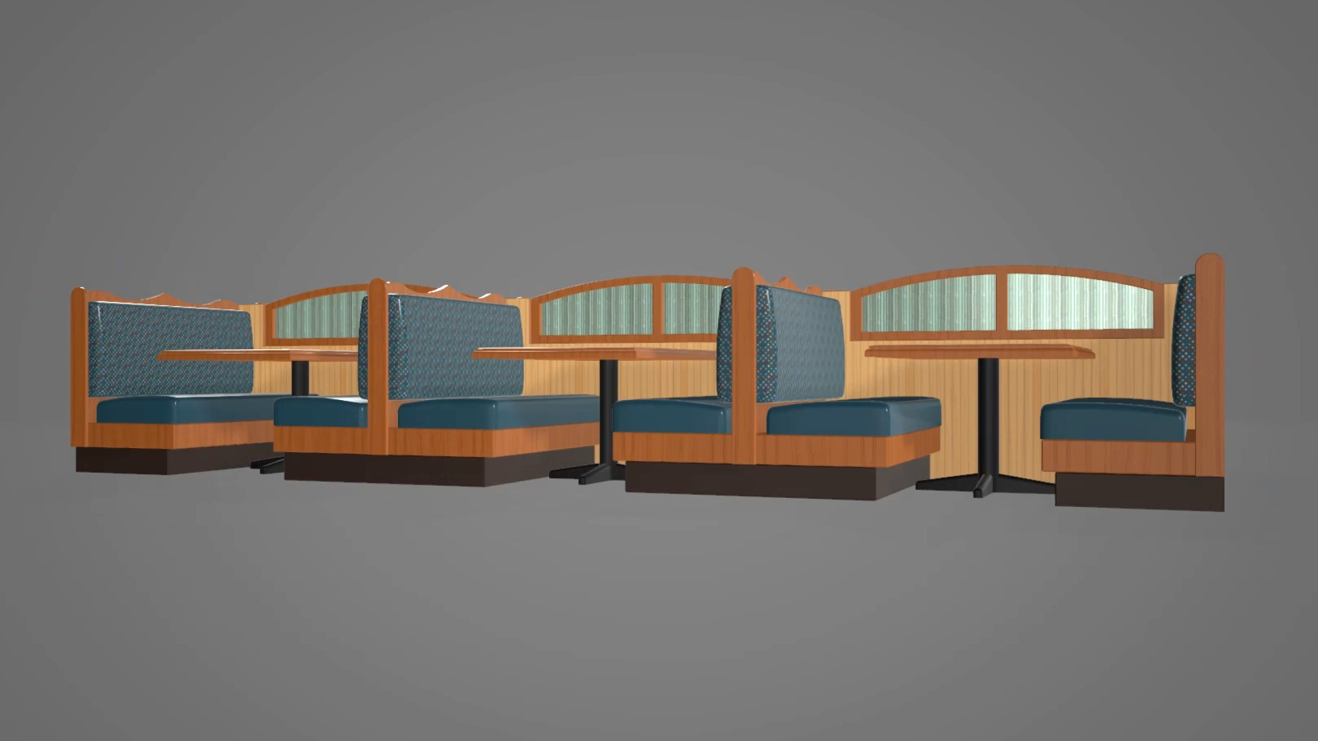 Restaurant Booths And Tables 3D - TurboSquid 2254334