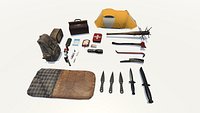 Realistic Survival Camping Props Pack