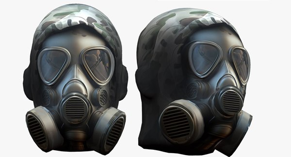 Gas mask protection plastic Black 3D 3D model - TurboSquid 2041272