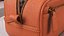 Open Cosmetic Bag Leather Brown 3D