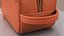Open Cosmetic Bag Leather Brown 3D