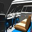 3d transporter hippie van model