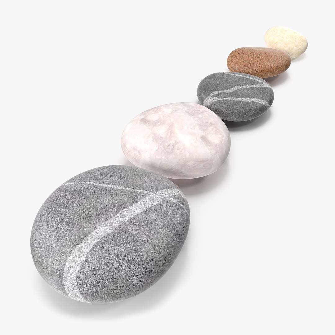 Stones 3D model preview