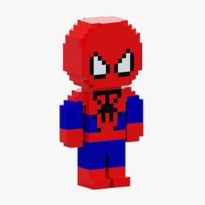 3D Voxel Spiderman