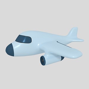 x cartoon airplane blender