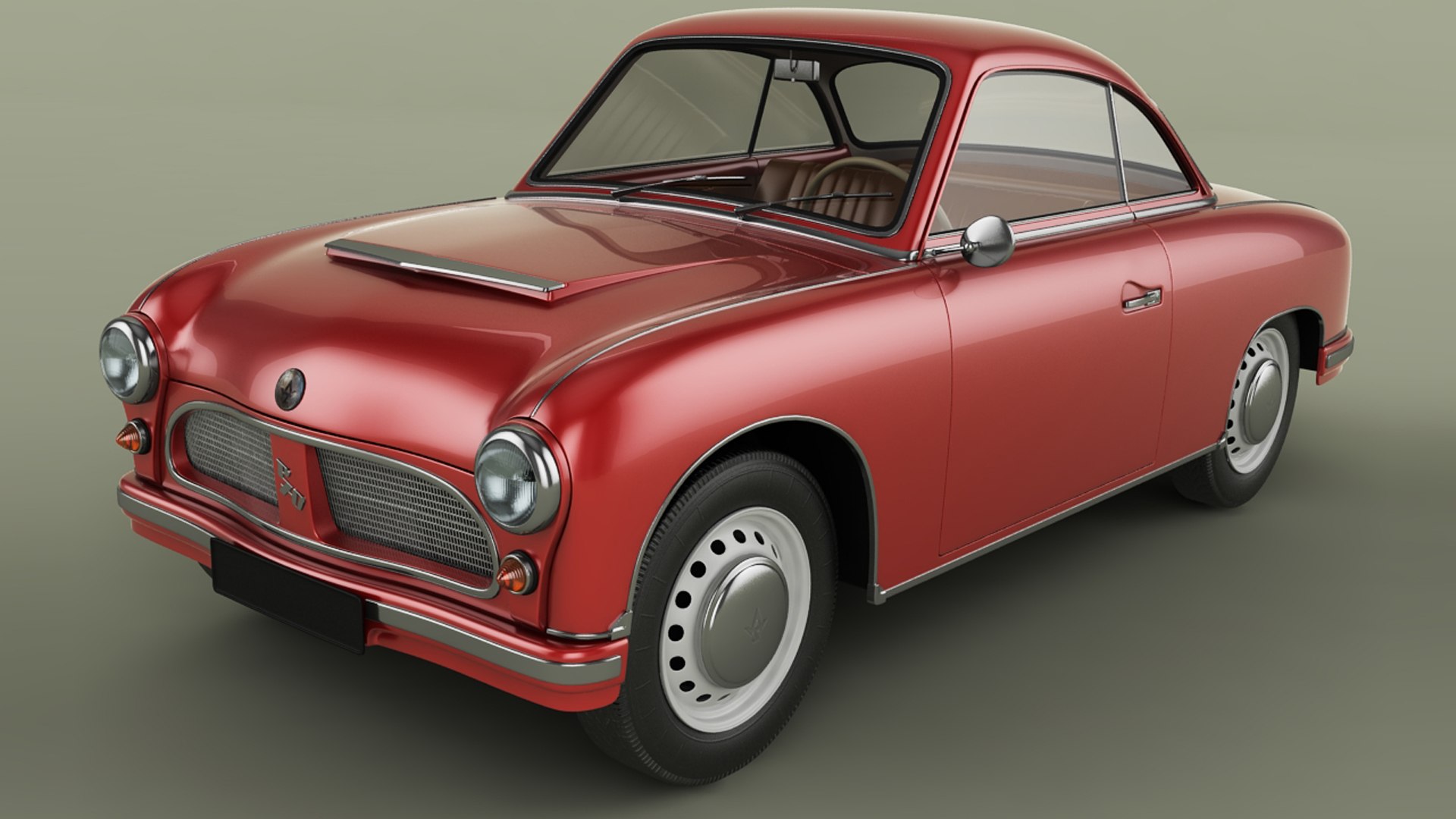 3D Model AWZ P70 Coupe - TurboSquid 2332209