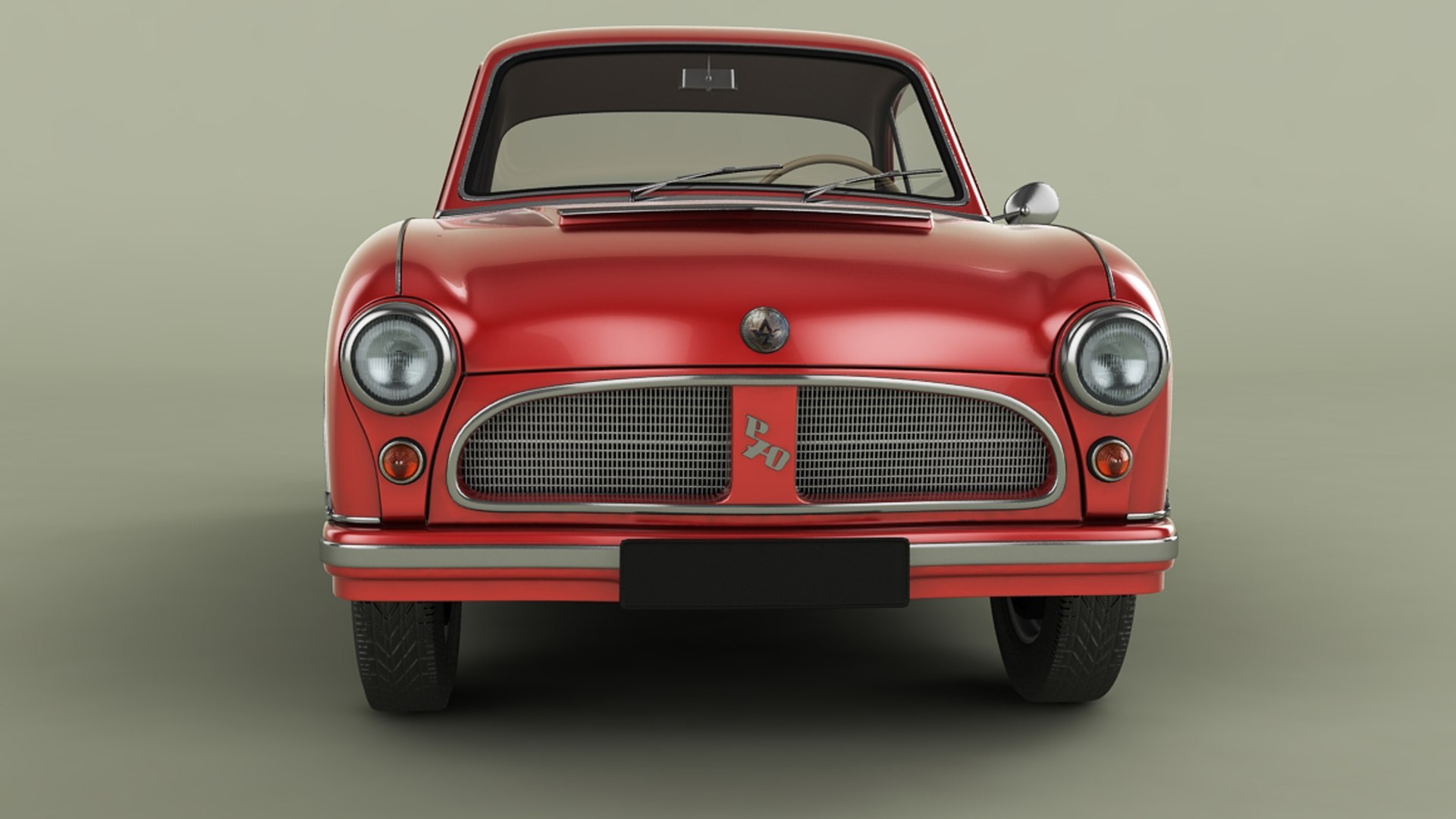 3D Model AWZ P70 Coupe - TurboSquid 2332209