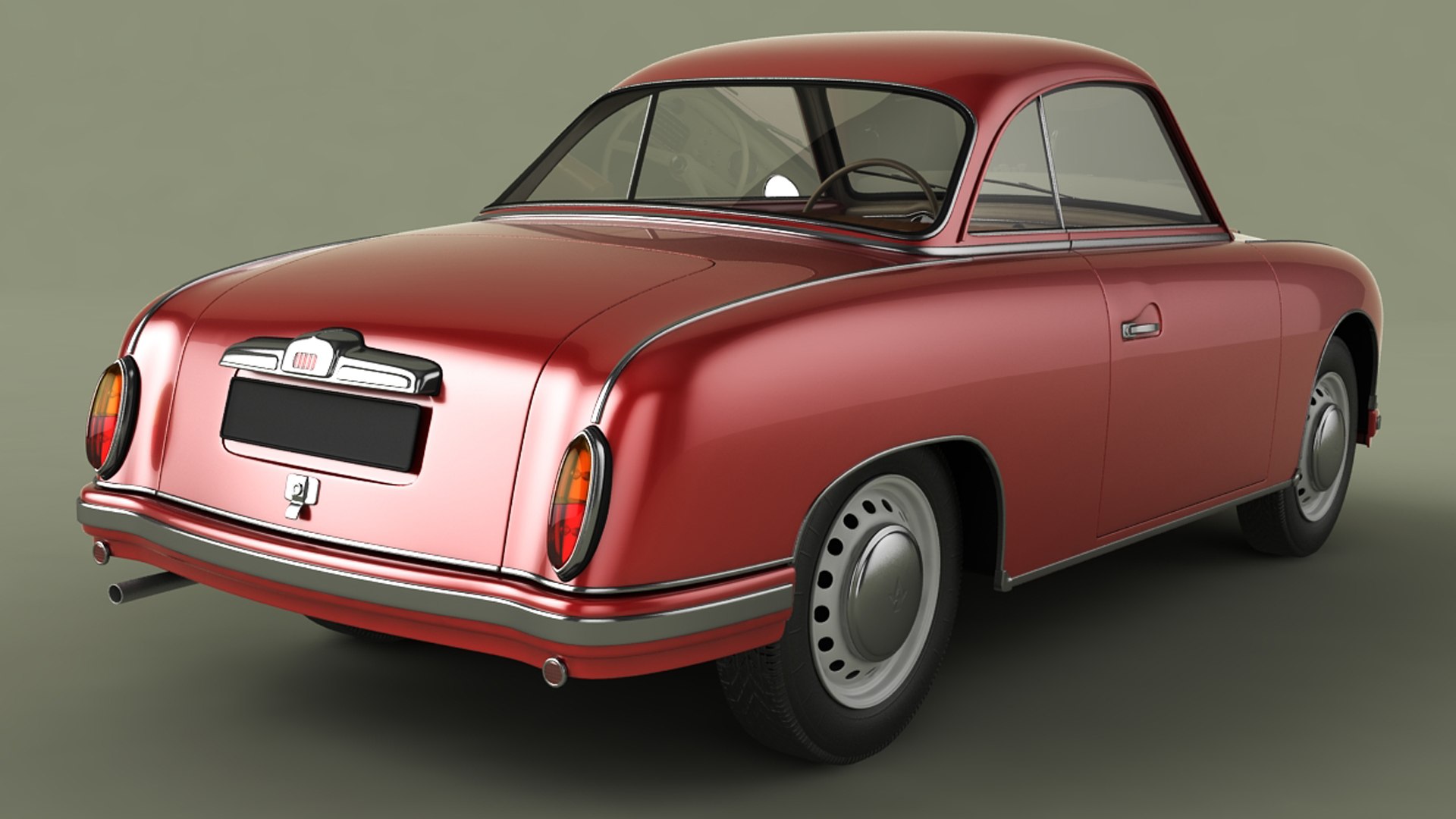 3D Model AWZ P70 Coupe - TurboSquid 2332209