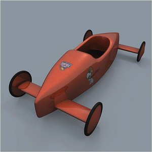 soapbox racer 3d model