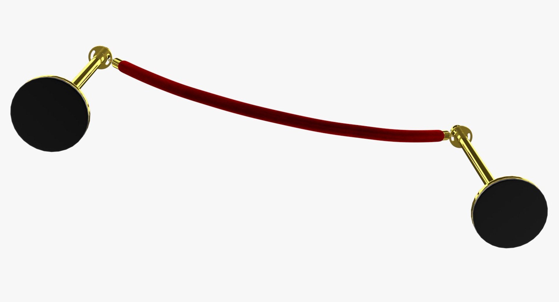 Velvet Rope 3d Model