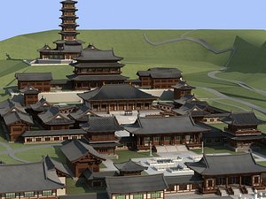 3D Chinese Temple 2