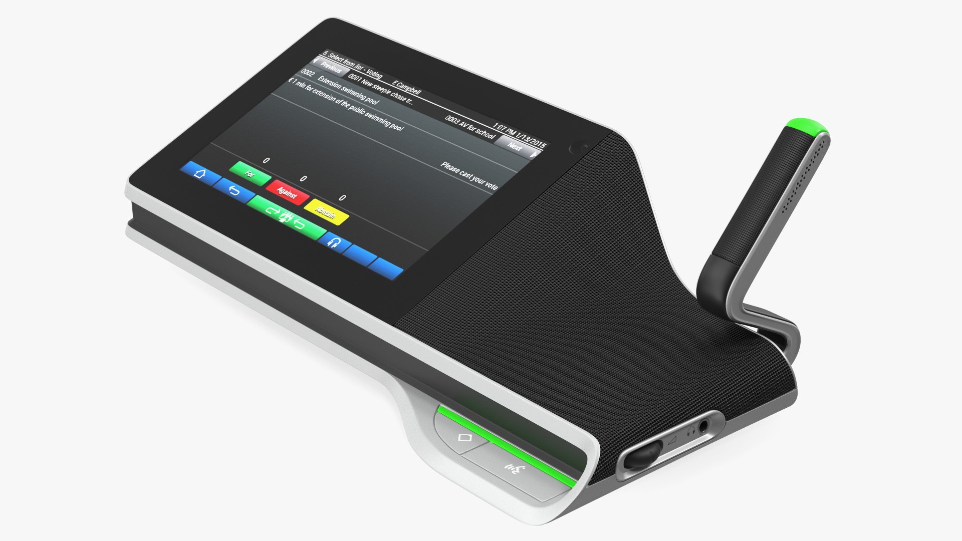 Conference Multimedia Device with Directive Microphone 3D model preview