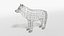3D grey wolf model