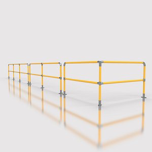 3D model Safety Railing Balustrade