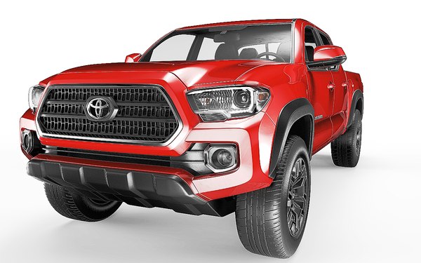 Modelo 3d Toyota Tacoma Double Cab TRD 2016 - TurboSquid 1195096