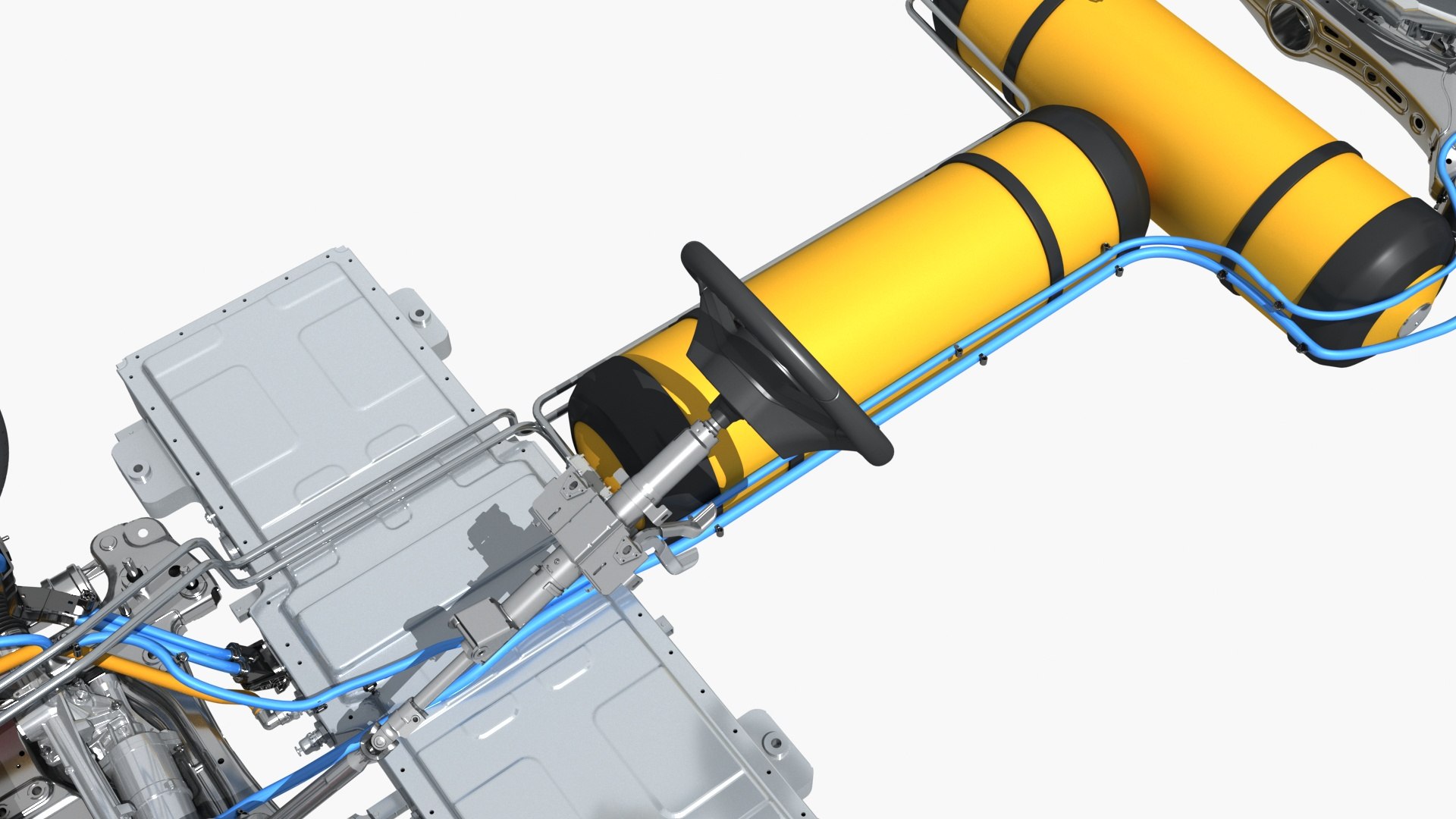 3D Hydrogen Fuel Cell Car Chassis TurboSquid 2052897