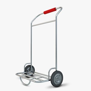 3d dolly truck hand model