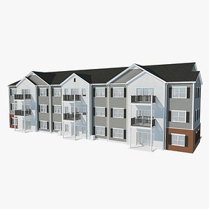 apartment building 3D model